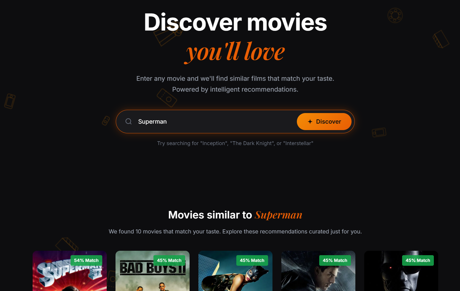 Movie Recommendation APP